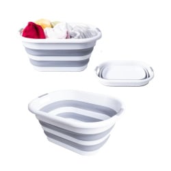 Kosz na pranie miska składana silikonowa 40l duża - yoka