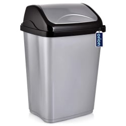 Kosz na śmieci plastikowy szary 26 l