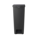 Kosz pedałowy step up 40l  dark grey 800023