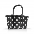 Koszyk carrybag frame, dots white