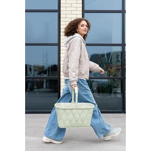 Koszyk CARRYBAG, puffer iced matcha