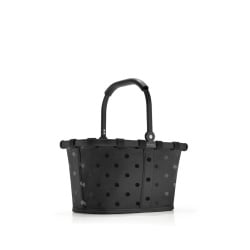 Koszyk carrybag xs frame, glossy dots black