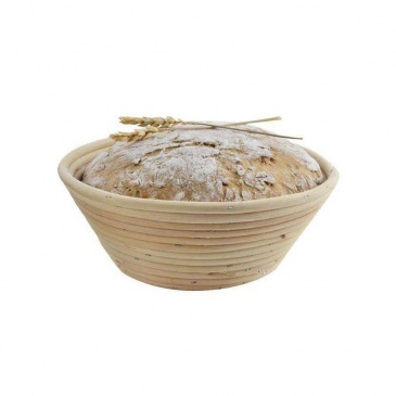 Koszyk rattanowy do wyrastania, garowania chleba, ciasta, na chleb, 1,2kg, 21 cm