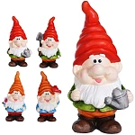 Krasnal ogrodowy kolorowy ozdoba do ogrodu figurka ogrodowa 32 cm