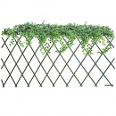 Kratka, podpora ogrodowa do roślin, pnączy, zielona, rozkładana, 180x90 cm