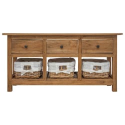 Kredens, lite drewno z odzysku, 100x30x50 cm Kredens, lite drewno z odzysku, 100x30x50 cm
