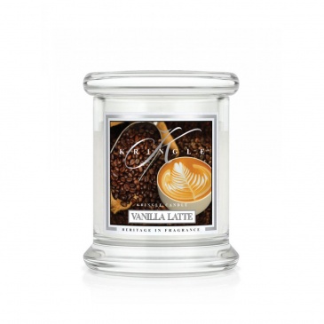 Kringle Candle - Vanilla Latte - mini, klasyczny słoik (128g)