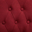 Krzesła do jadalni 2 szt. czerwone wino tapicerowane tkaniną