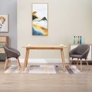 Krzesła do jadalni 2 szt. kolor taupe tapicerowane tkaniną