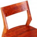 Krzesła do kuchni 4 szt. lite drewno akacjowe i sheesham