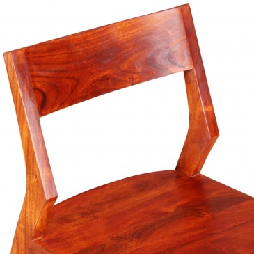 Krzesła do kuchni 6 szt. lite drewno akacjowe i sheesham