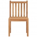 Krzesła ogrodowe, 6 szt., lite drewno tekowe