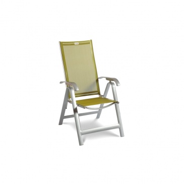 Krzesło ogrodowe składane 115x46x47cm Bazkar ACATOP platyna/oliwka