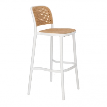 Krzesło barowe antonio białe
