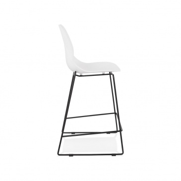 Krzesło barowe Kokoon Design Ziggy Mini białe