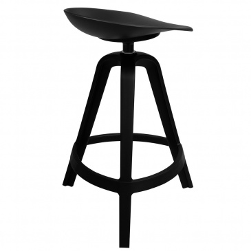 Krzesło barowe mira czarne