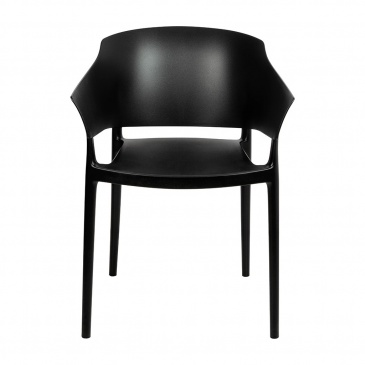 Krzesło big back czarne