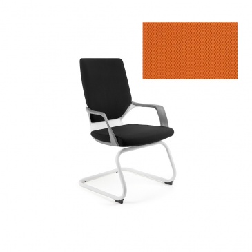 Krzesło biurowe Apollo Skid Unique mandarin
