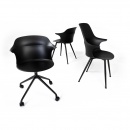 Krzesło biurowe obrotowe brazo czarne