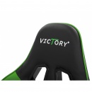 Fotel gamingowy czarno-zielone VICTORY