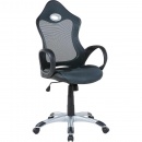 Krzesło biurowe szaro-zielone funkcja odchylenia iCHAIR