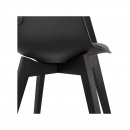 Krzesło Kokoon Design Alcapone czarne nogi czarneKrzesło Kokoon Design Alcapone czarne nogi czarne