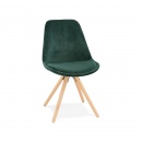 Krzesło Kokoon Design Jones zielone nogi naturalne