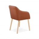 Krzesło Kokoon Design Madox brązowe