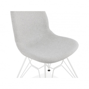 Krzesło Kokoon Design Pika szare nogi białe