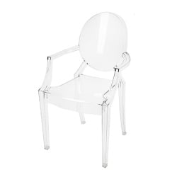 Krzesło Louis Victoria Ghost Royal transparentne
