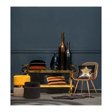 Krzesło metalowe Atelier Miloo Home Metropolitan miedziane