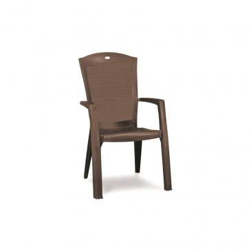 Krzesło ogrodowe 65x61x99cm Bazkar Minnesota Dining Brąz