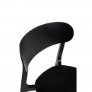 Krzesło nikon czarne - polipropylen