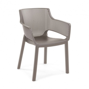 Krzesło ogrodowe elisa : kolor - cappuccino