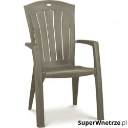 Krzesło ogrodowe Santorini Allibert 99x61cm cappuccino