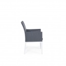 Krzesło ogrodowe szare aluminium Garofano BLmeble