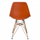Krzesło P016 PP Gold pomarańczowe