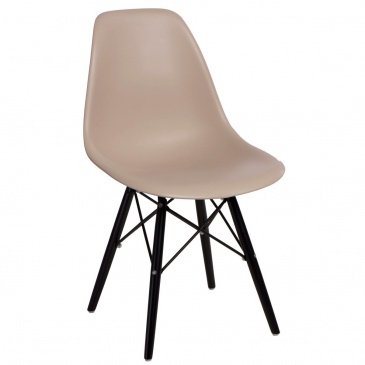 Krzesło P016W PP D2 beżowy/black