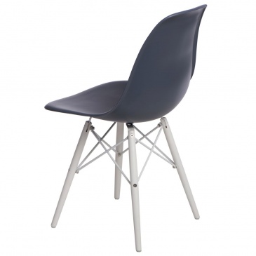 Krzesło P016W D2.Design szaro-białe