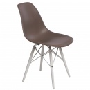 Krzesło P016W PP D2 szare/białe