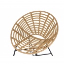 Krzesło rattanowe jasnobrązowe ACERRA