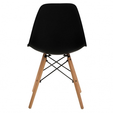 Krzesło do kuchni Simplet P016W basic czarne