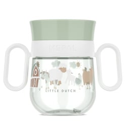 Kubek dziecięcy treningowy do nauki picia mio 200 ml little farm 108018065399