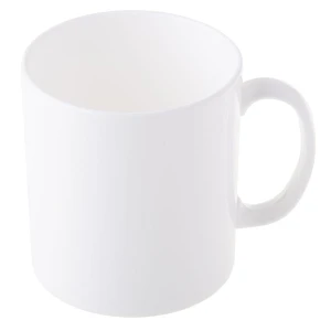 Kubek plastikowy gładki Muggi biały 350ml/DI0075 Kubek plastikowy gładki Muggi biały 350ml/DI0075