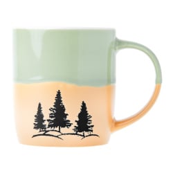 Kubek porcelanowy ODELO BOSCO góry zielony 385ml 1szt.