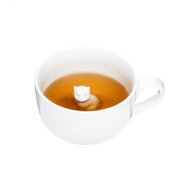 Kubek porcelanowy z kotkiem 600 ml Sagaform Tea