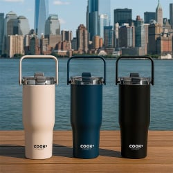 Kubek termiczny New York 900ml czarny Kubek termiczny New York 900ml czarny