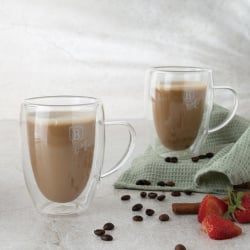 Kubki z podwójnym szkłem 2szt. 300ml BerlingerHaus BH-8768 Kubki z podwójnym szkłem 2szt. 300ml BerlingerHaus BH-8768