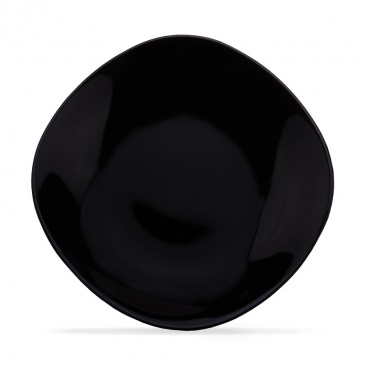 Kwadratowy głęboki talerz Padowa czarny (21cm)