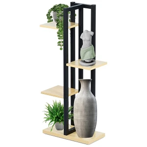 Kwietnik metalowy 4-poziomowy 93 cm Kwietnik metalowy 4-poziomowy 93 cm